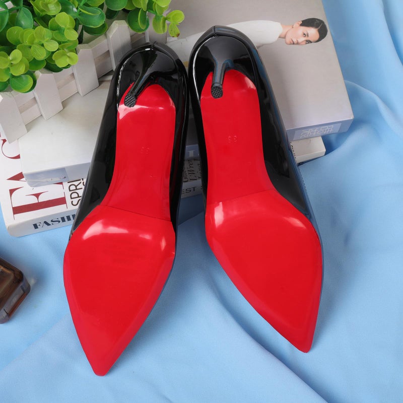 Ashoesert Ashoeset Red Bottoms Shoe Sole Protector, 4 Pcs Self-Adhesive Shoe Bottom Protector for Christian Louboutin High Heels - Image 2